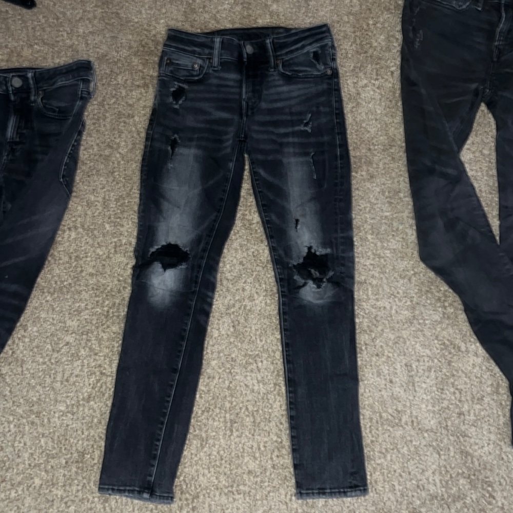 Men’s Black Jeans 26x28 American Eagle like new condition